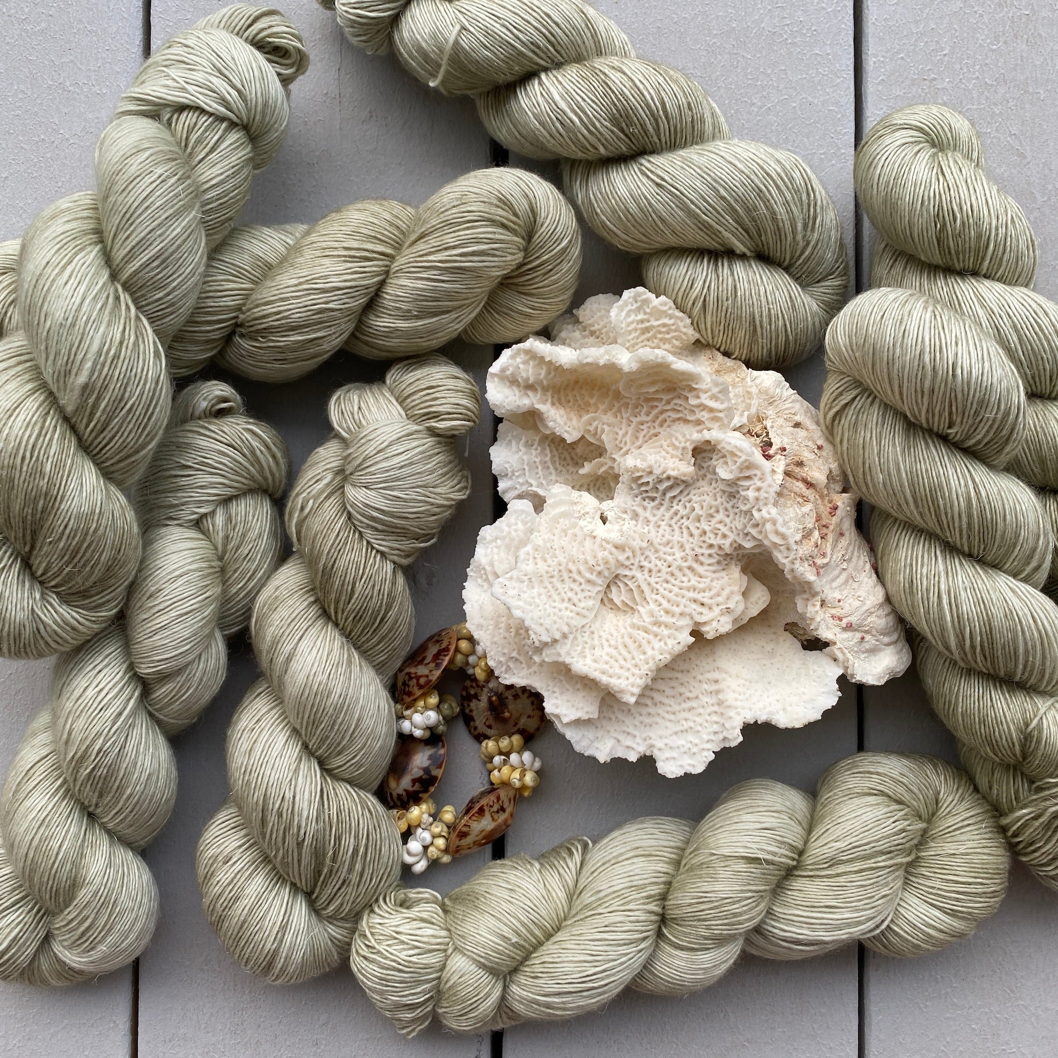 Vichyssoise, Merino Linen Fingering Weight