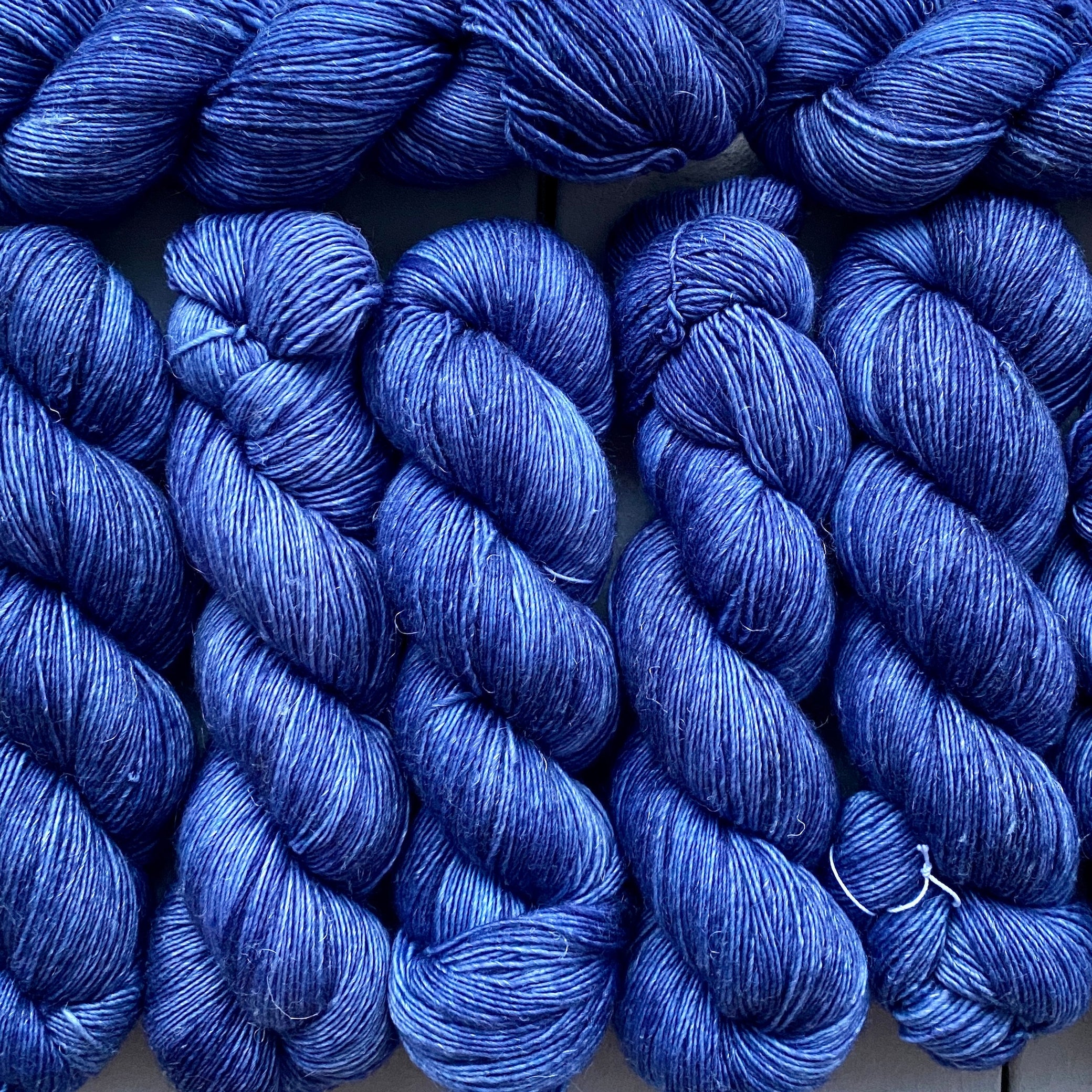 Forever in Blue Jeans, Merino Linen Fingering Weight