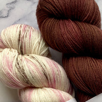 Duo,  Milk Chocolate + Patisserie, Aussie Extra Fine Fingering/DYED TO ORDER