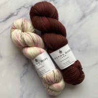 Duo,  Milk Chocolate + Patisserie, Aussie Extra Fine Fingering/DYED TO ORDER