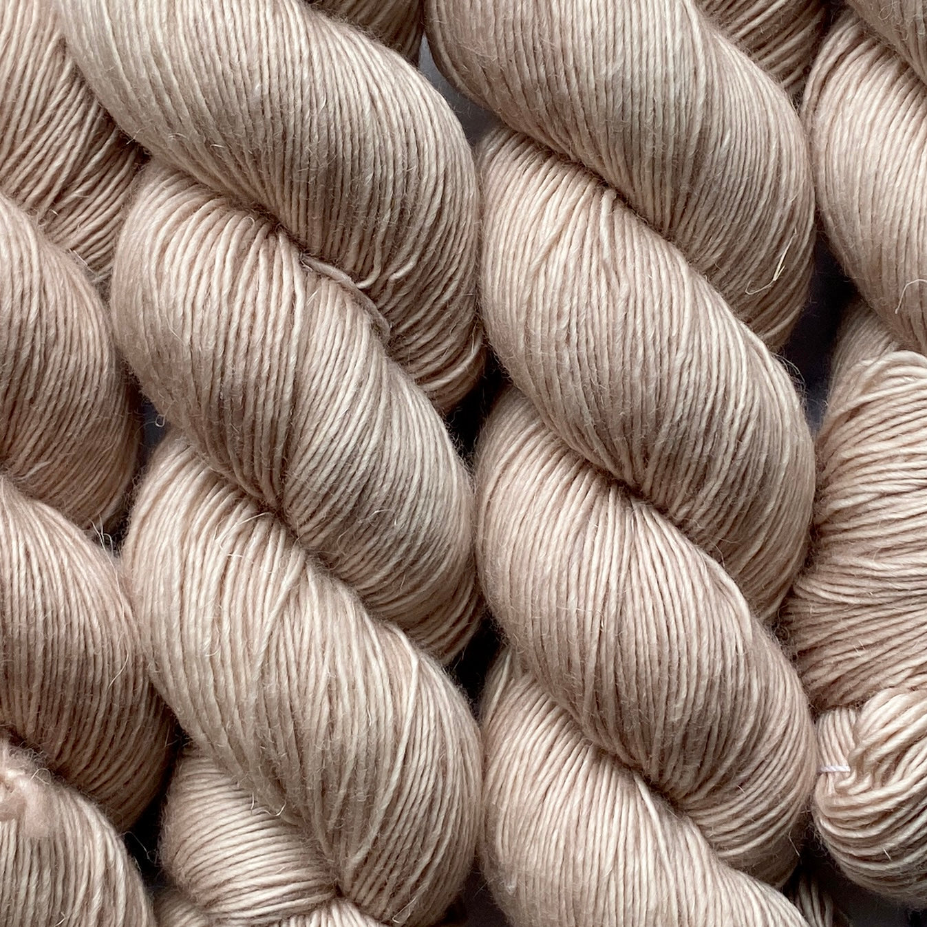 Carrington Beige, Merino Linen Fingering Weight