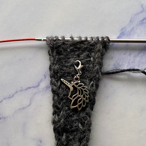 Bea's Beading Gulfport Sea Glass Handmade PRIDE Knitting Stitch Markers
