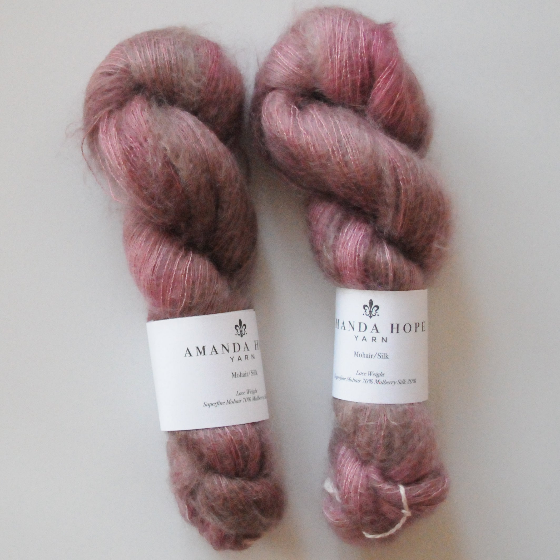 Mauvelous, Mohair/Silk *DYE TO ORDER*