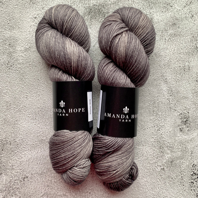 Pewter, Aussie Extra Fine Fingering or Aussie Extra Fine Sock with Nylon