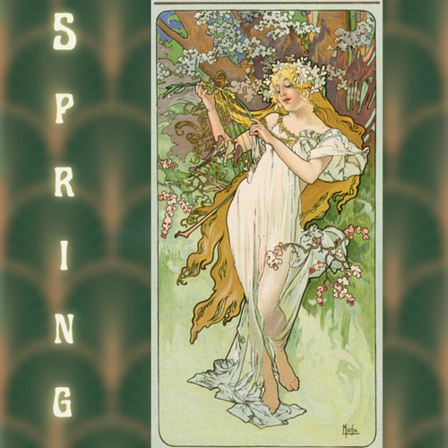 Art Nouveau Advent  - The Art of Alphonse Mucha, Kit of 24 Minis + One Full Skein + Extra Gifts    ⚜️ Now Available for Preordering
