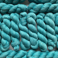 Teal Zeal, Merino Linen Fingering Weight
