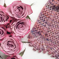 Veronique Scarf- includes beads  (Pattern is NOT Included), Marie Antoinette, Aussie Extra Fine High Twist Sock with Nylon Set