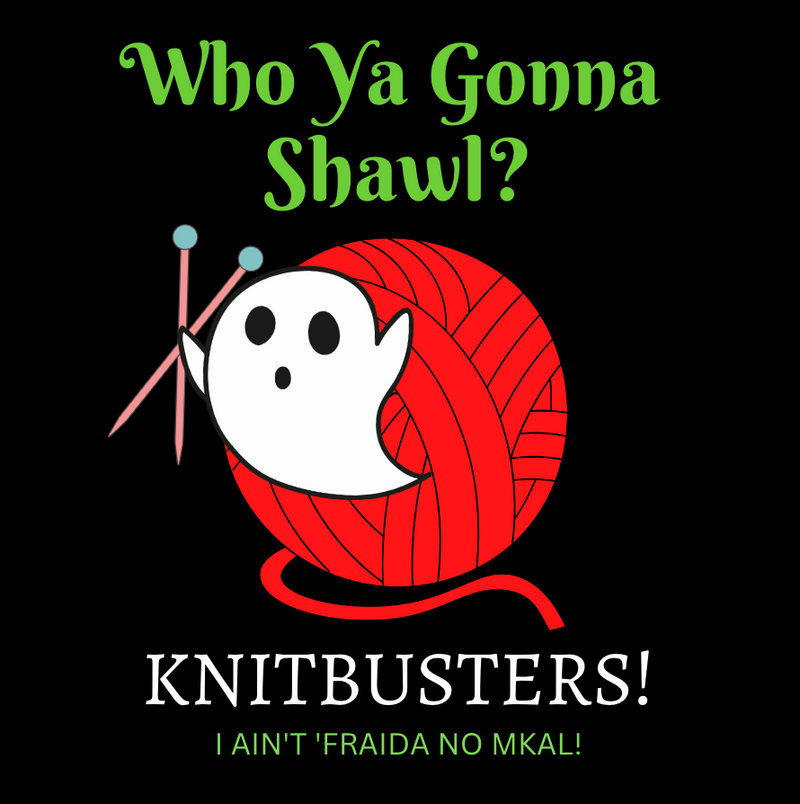 Ectoplasm, Who Ya Gonna Shawl?  Ghostbusters MKAL, with FREE SHIPPING to US,  Quartet in Aussie Extra Fine Sock w/Nylon + 2 stitch markers and locking marker, Pattern is not included