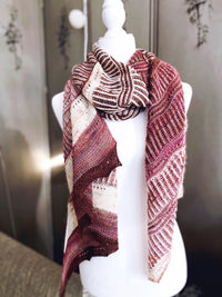 ⚜️Current Mood⚜️ by Lesley Ann Robinson,  Knit Graffiti Designs ⚜️ Original Yarn & Colors ⚜️Trio of Aussie Extra Fine Single in Sika, Sugar Plum Fairy, and Milk Chocolate