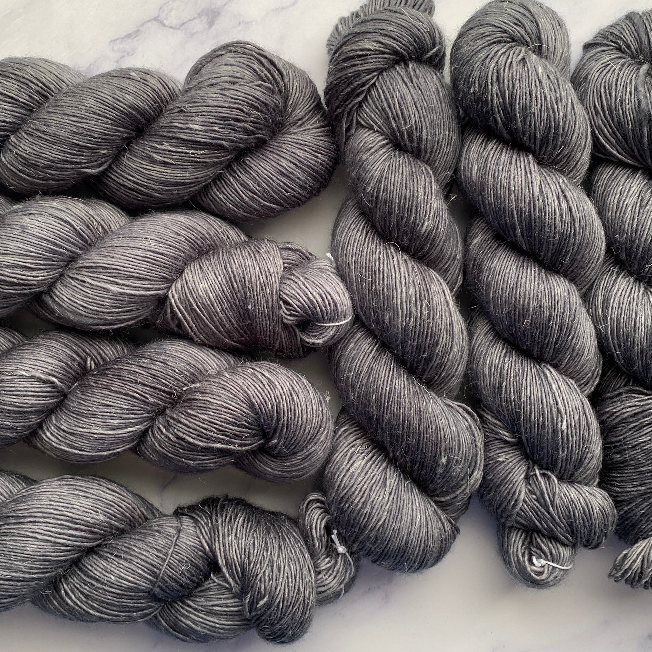 Lava Rock, Merino Linen Fingering Weight